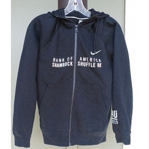 Black Warm Nike Hoodie Bank Of America Shamrock Shuffle 8K Size XS